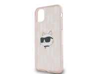 Karl Lagerfeld IML Choupette Head & Monogram case for iPhone 11 / Xr - pink Karl Lagerfeld IML Choupette Head & Monogram case for iPhone 11 / Xr - pink