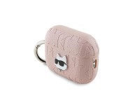 Karl Lagerfeld Monogram Choupette Head case for AirPods Pro 2 - pink Karl Lagerfeld Monogram Choupette Head case for AirPods Pro 2 - pink