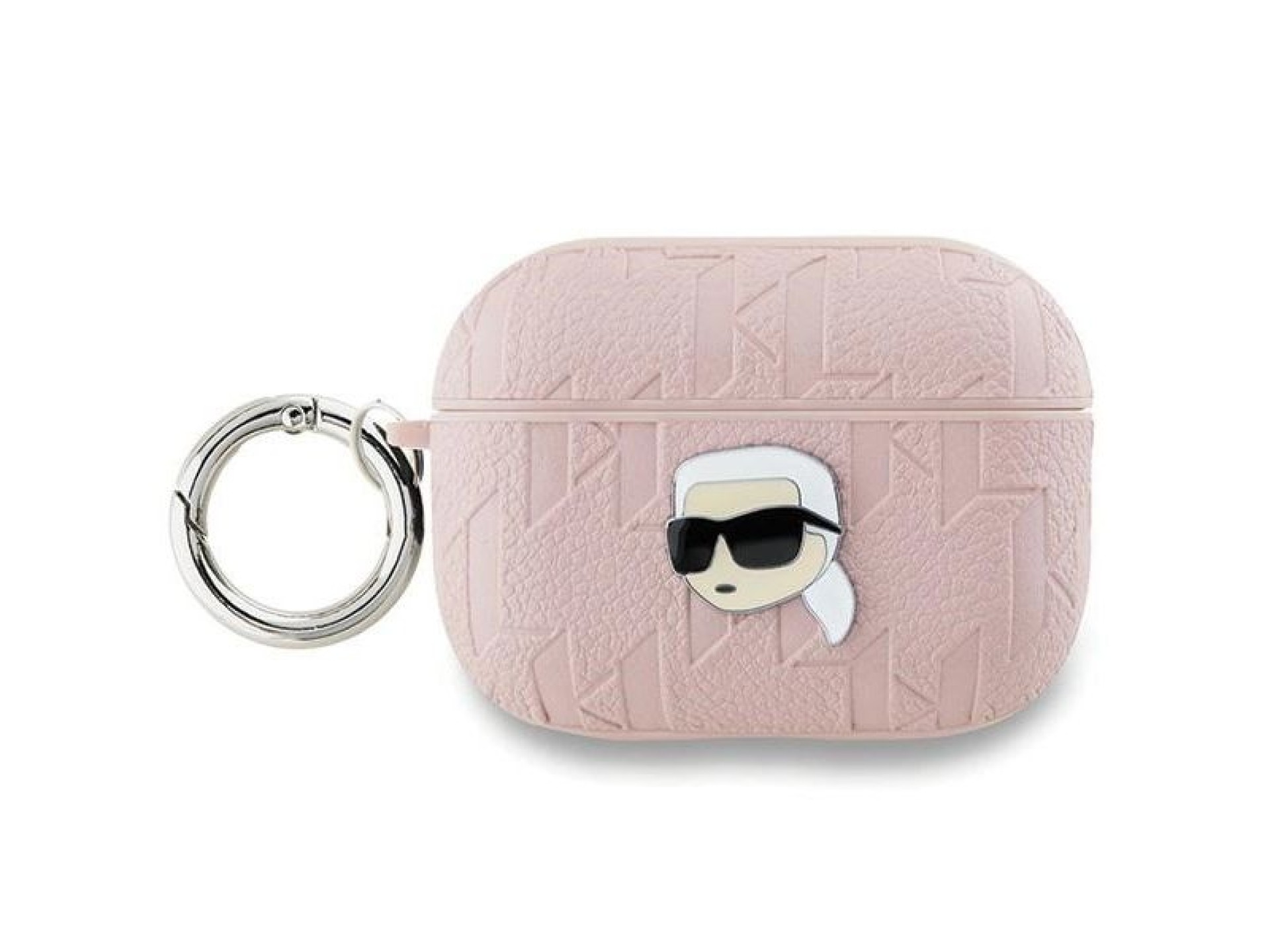 Capa Karl Lagerfeld Monogram Karl Head para AirPods Pro 2 - rosa