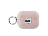 Karl Lagerfeld Monogram Choupette Head case for AirPods Pro 2 - pink Karl Lagerfeld Monogram Choupette Head case for AirPods Pro 2 - pink