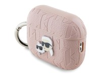 Karl Lagerfeld Monogram Karl & Choupette Head case for AirPods Pro 2 - pink Karl Lagerfeld Monogram Karl & Choupette Head case for AirPods Pro 2 - pink