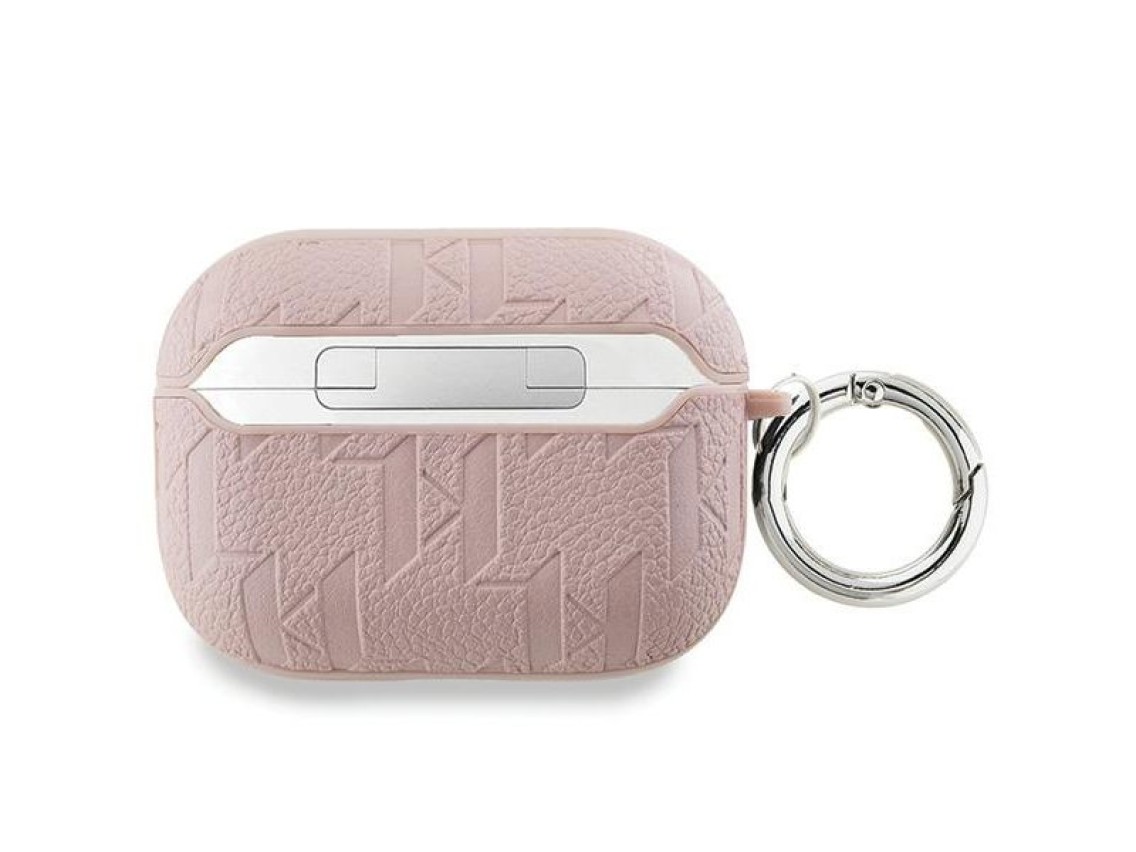 Capa Karl Lagerfeld Monogram Karl Head para AirPods Pro 2 - rosa