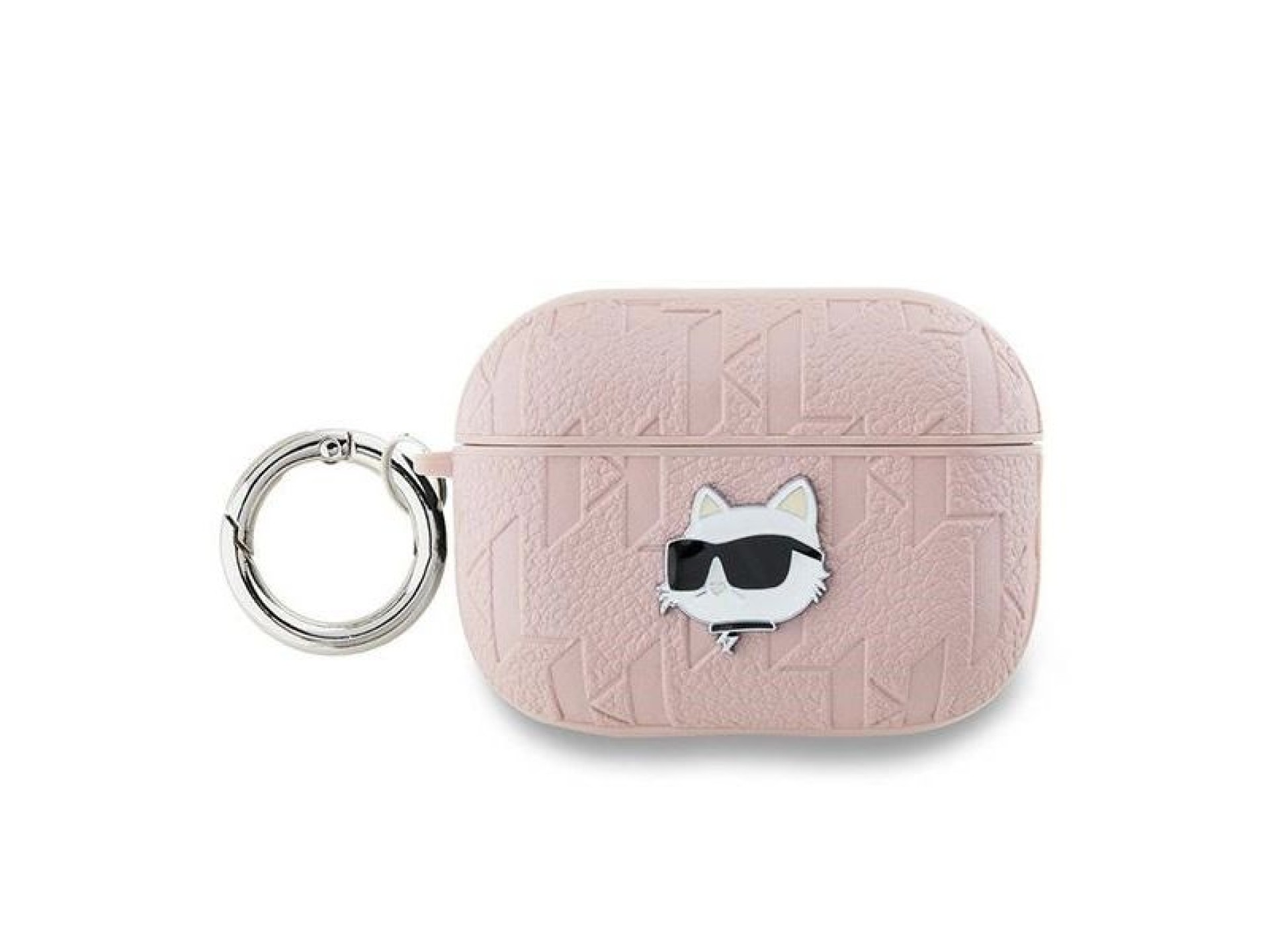 Karl Lagerfeld Monogram Choupette Head case for AirPods Pro 2 - pink