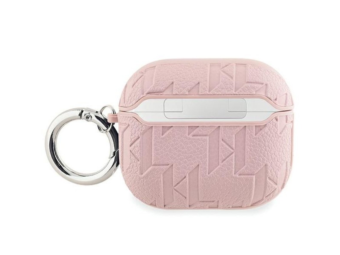 Karl Lagerfeld Monogram Karl Head case for AirPods 3 - pink