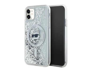 Karl Lagerfeld Liquid Glitter Choupette Head MagSafe Case for iPhone 11 / Xr - Transparent Karl Lagerfeld Liquid Glitter Choupette Head MagSafe Case for iPhone 11 / Xr - Transparent