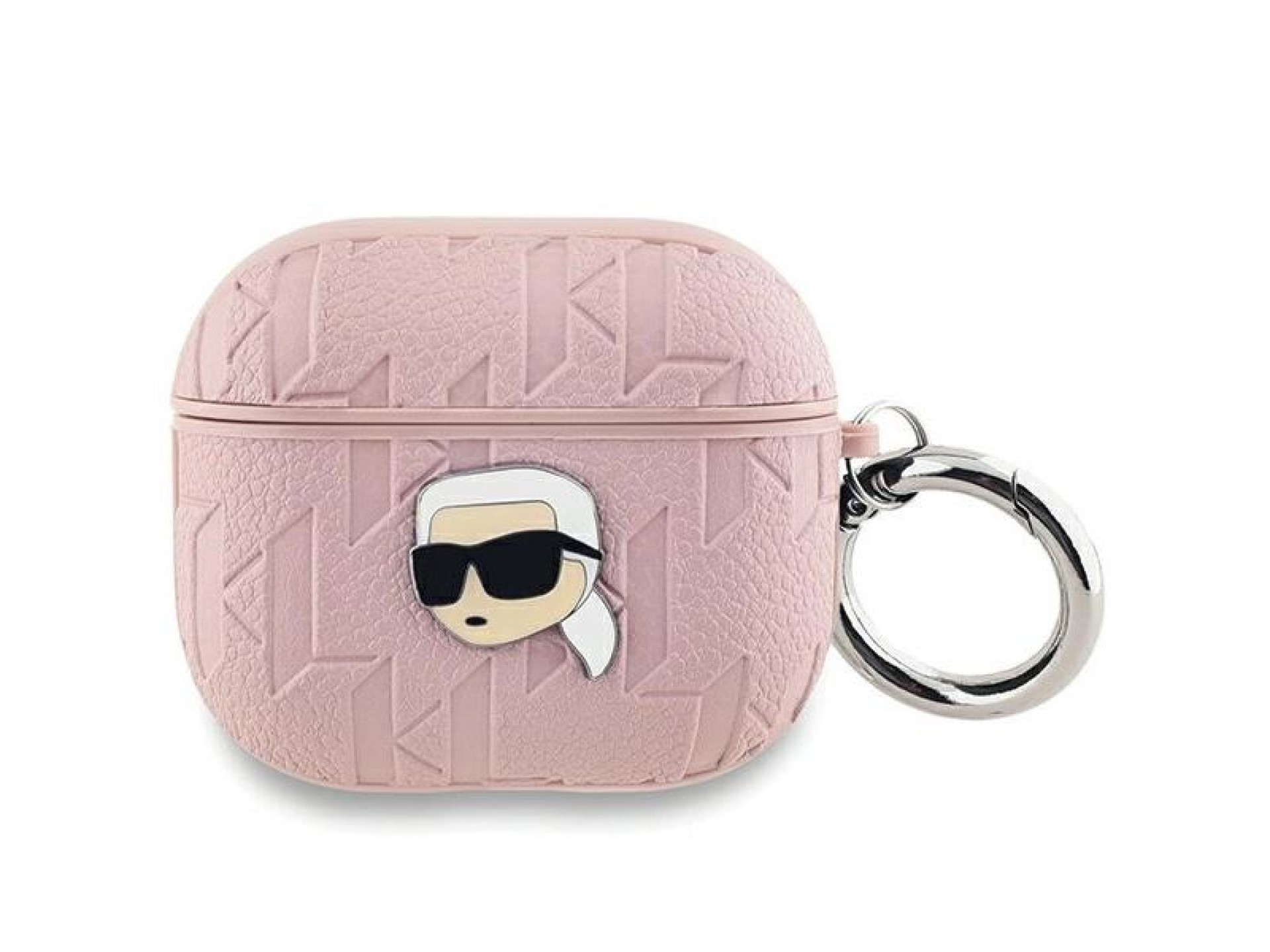 Karl Lagerfeld Monogram Karl Head case for AirPods 3 - pink