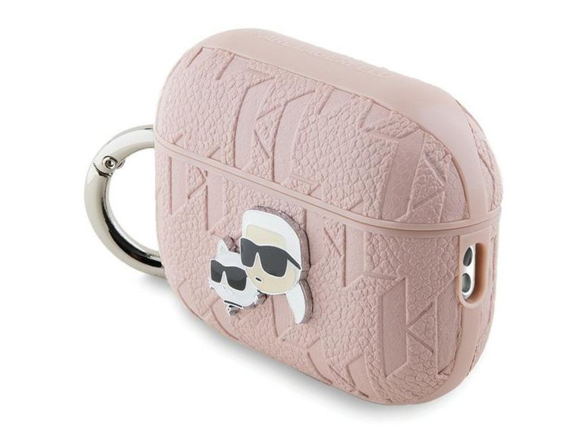 Karl Lagerfeld Monogram Karl & Choupette Head case for AirPods Pro 2 - pink