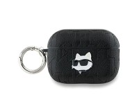 Funda Karl Lagerfeld Monogram Choupette Head para AirPods Pro 2 - negra