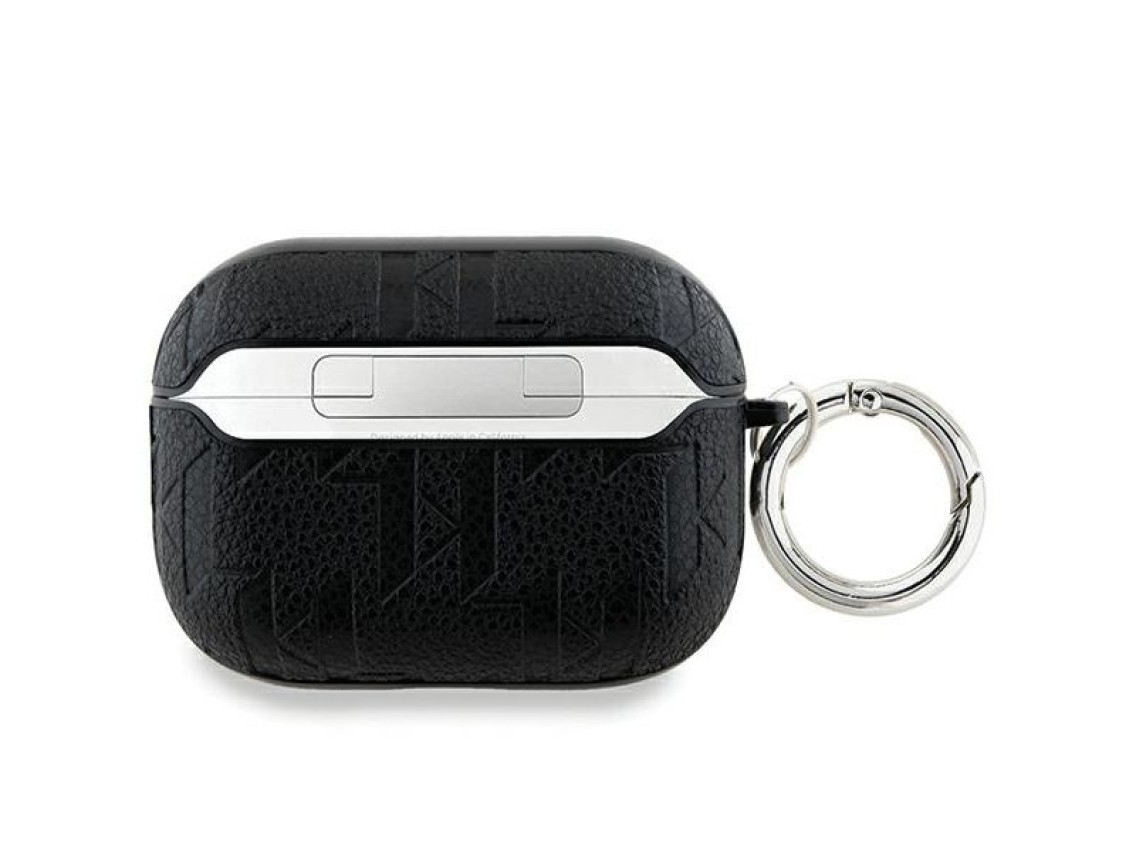 Karl Lagerfeld Monogram Karl & Choupette Head Case for AirPods Pro 2 - Black