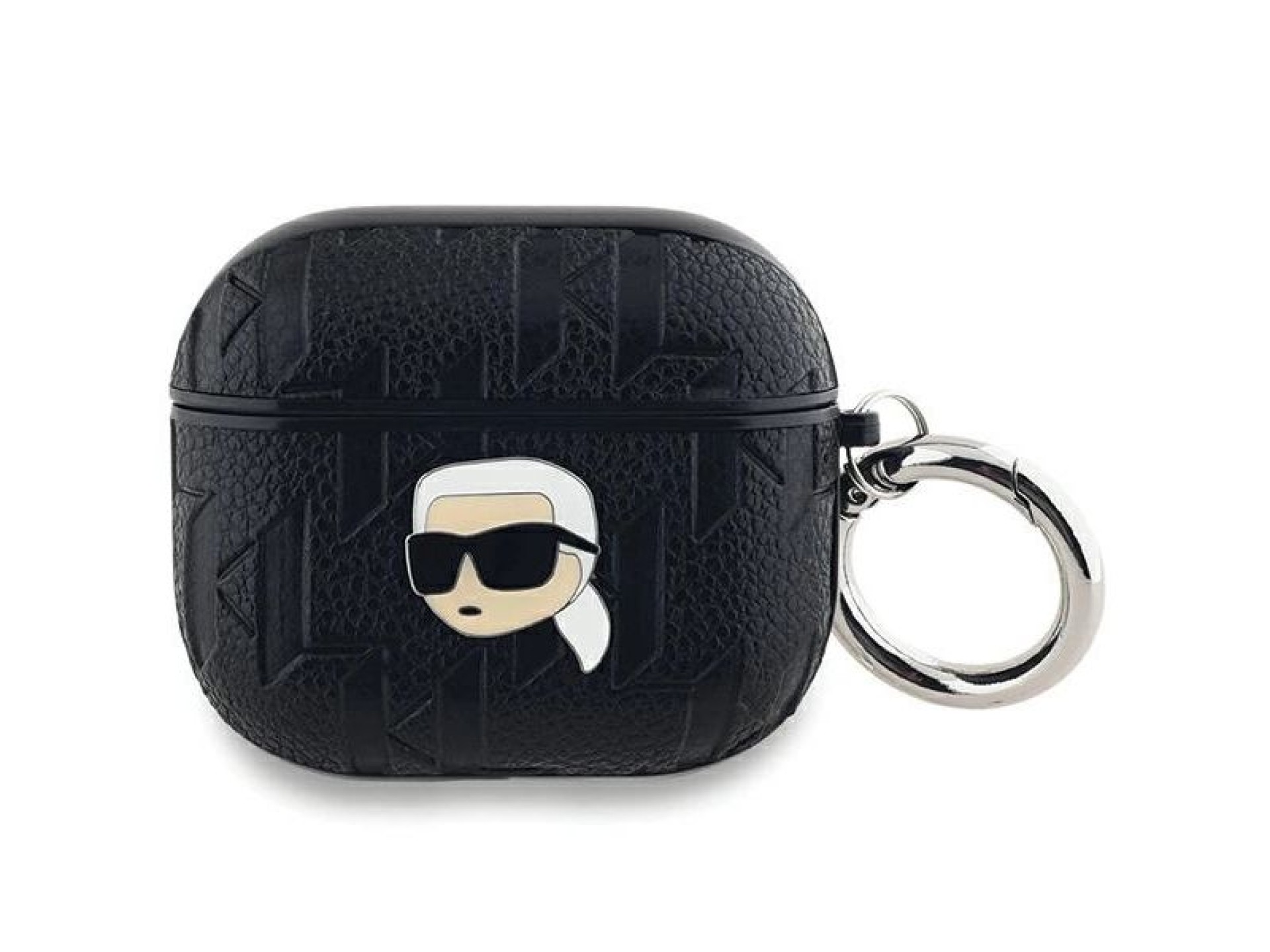 Funda Karl Lagerfeld Monogram Karl Head para AirPods 3 - negra