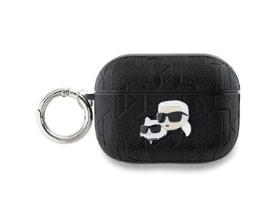 Karl Lagerfeld Monogram Karl & Choupette Head Case for AirPods Pro 2 - Black Karl Lagerfeld Monogram Karl & Choupette Head Case for AirPods Pro 2 - Black
