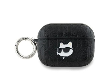 Funda Karl Lagerfeld Monogram Choupette Head para AirPods Pro 2 - negra
