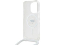 Capa Karl Lagerfeld Crossbody IML Karl Head MagSafe para iPhone 15 Pro - transparente Capa Karl Lagerfeld Crossbody IML Karl Head MagSafe para iPhone 15 Pro - transparente