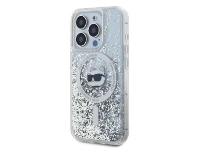 Karl Lagerfeld Liquid Glitter Choupette Head MagSafe case for iPhone 14 Pro - transparent Karl Lagerfeld Liquid Glitter Choupette Head MagSafe case for iPhone 14 Pro - transparent