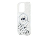 Capa MagSafe Karl Lagerfeld Liquid Glitter Choupette Head para iPhone 13 Pro / 13 - transparente Capa MagSafe Karl Lagerfeld Liquid Glitter Choupette Head para iPhone 13 Pro / 13 - transparente