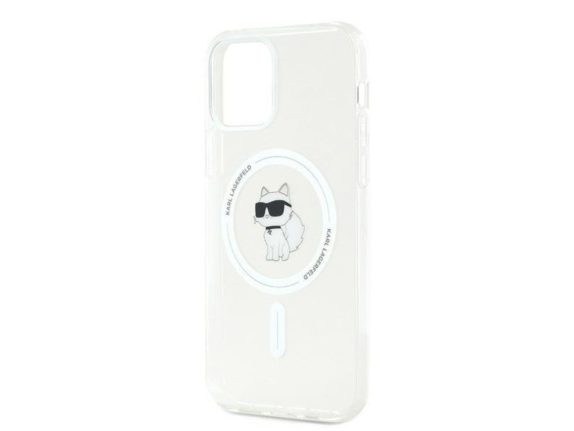 Funda Karl Lagerfeld IML Choupette MagSafe para iPhone 12 / 12 Pro - transparente