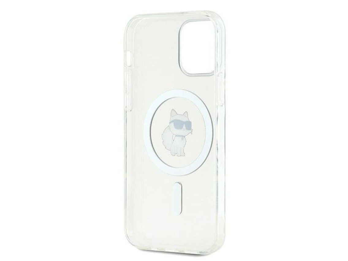 Funda Karl Lagerfeld IML Choupette MagSafe para iPhone 12 / 12 Pro - transparente