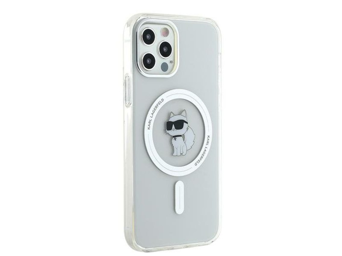 Funda Karl Lagerfeld IML Choupette MagSafe para iPhone 12 / 12 Pro - transparente