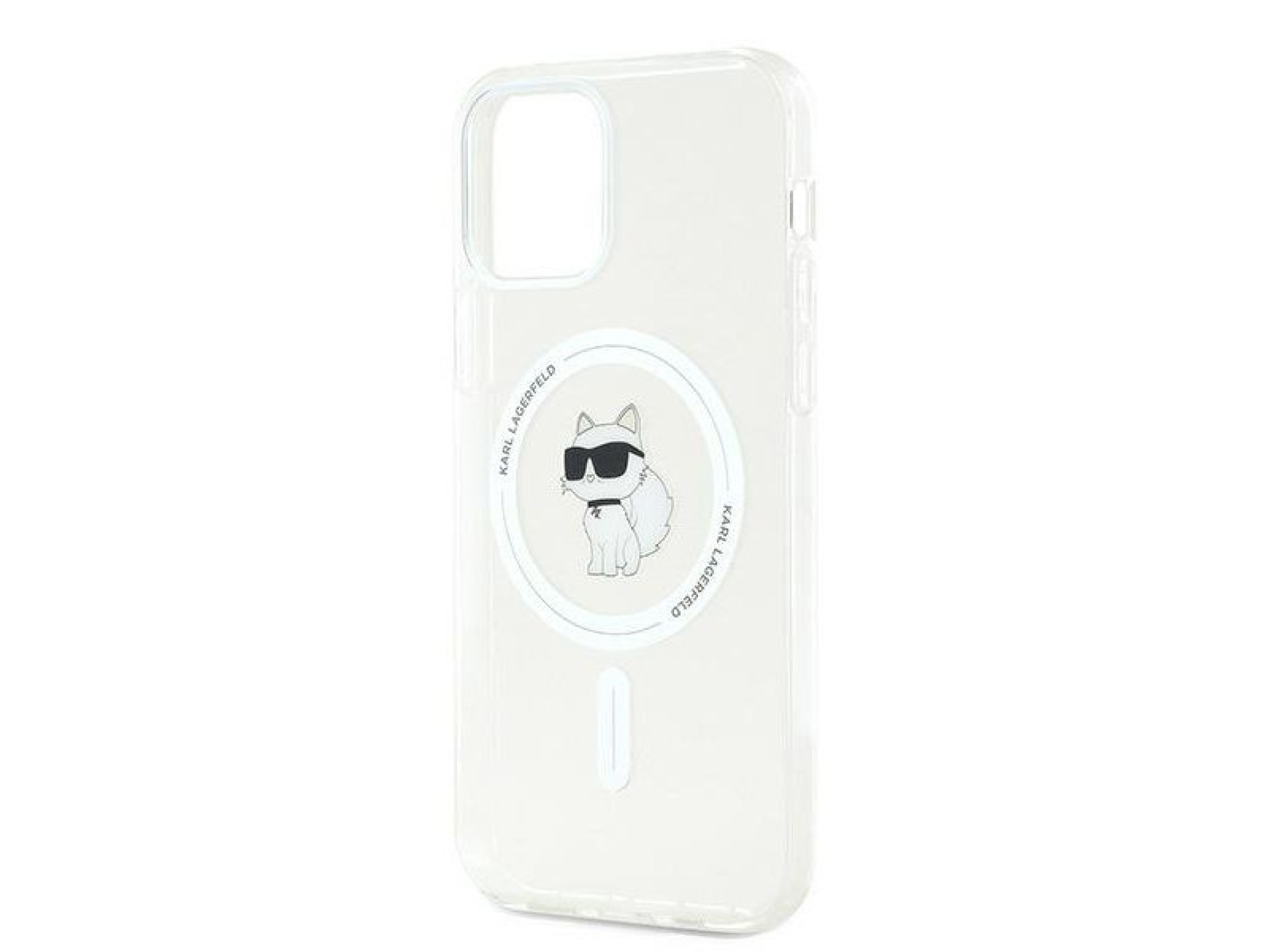 Funda Karl Lagerfeld IML Choupette MagSafe para iPhone 12 / 12 Pro - transparente