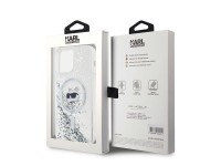 Karl Lagerfeld Liquid Glitter Choupette Head MagSafe Case for iPhone 12 / 12 Pro - Transparent Karl Lagerfeld Liquid Glitter Choupette Head MagSafe Case for iPhone 12 / 12 Pro - Transparent