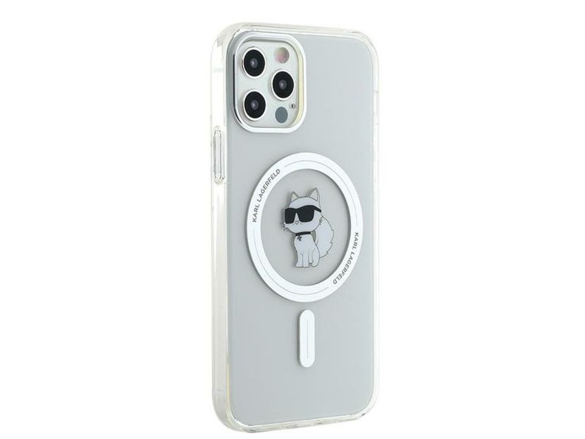 Funda Karl Lagerfeld IML Choupette MagSafe para iPhone 12 / 12 Pro - transparente
