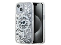 Capa MagSafe Karl Lagerfeld Liquid Glitter Choupette Head para iPhone 13 - transparente Capa MagSafe Karl Lagerfeld Liquid Glitter Choupette Head para iPhone 13 - transparente