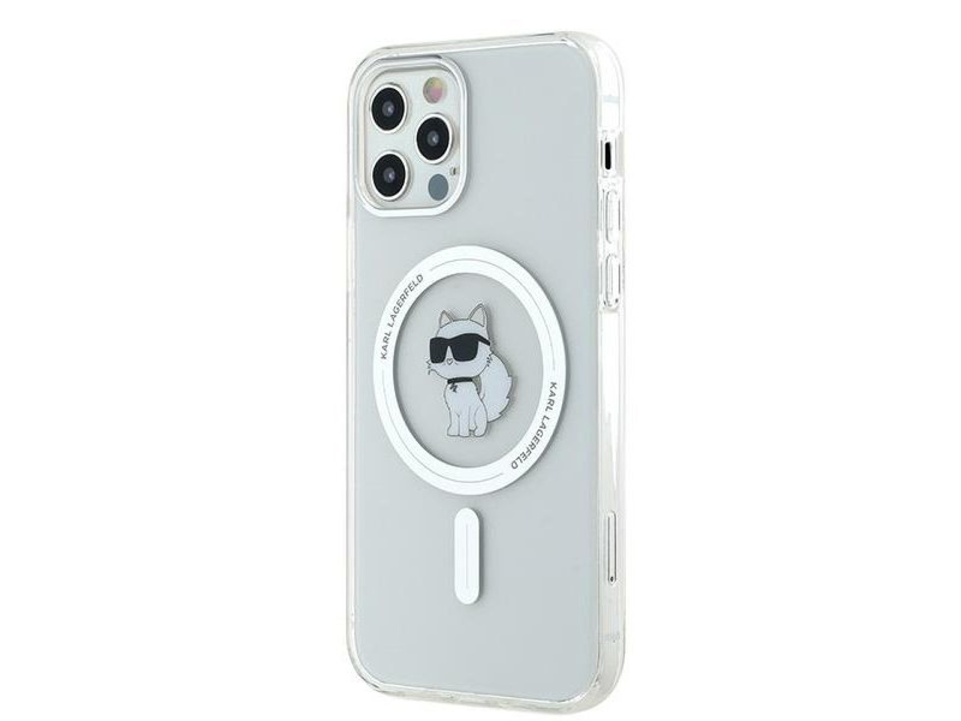Funda Karl Lagerfeld IML Choupette MagSafe para iPhone 12 / 12 Pro - transparente