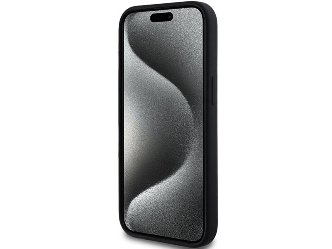 Karl Lagerfeld Silicone Choupette Head MagSafe Case for iPhone 15 Plus / 14 Plus - Black