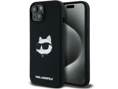 Karl Lagerfeld Silicone Choupette Head MagSafe Case for iPhone 15 Plus / 14 Plus - Black Karl Lagerfeld Silicone Choupette Head MagSafe Case for iPhone 15 Plus / 14 Plus - Black
