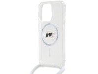 Karl Lagerfeld Crossbody IML Karl Head MagSafe case for iPhone 15 Pro Max - transparent Karl Lagerfeld Crossbody IML Karl Head MagSafe case for iPhone 15 Pro Max - transparent
