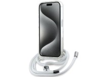 Capa MagSafe Karl Lagerfeld IML Crossbody Monogram Karl & Choupette Head para iPhone 15 Pro Max - Tr