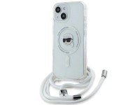 Karl Lagerfeld Crossbody IML Karl Head MagSafe case for iPhone 15 / 14 / 13 - transparent