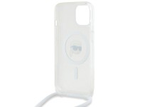Funda bandolera Karl Lagerfeld IML Karl Head MagSafe para iPhone 15 / 14 / 13 - transparente