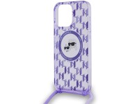 Funda bandolera Karl Lagerfeld IML Monogram Karl & Choupette Head MagSafe para iPhone 15 Pro Max - M Funda bandolera Karl Lagerfeld IML Monogram Karl & Choupette Head MagSafe para iPhone 15 Pro Max - M