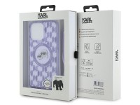 Funda bandolera Karl Lagerfeld IML Monogram Karl & Choupette Head MagSafe para iPhone 15 Pro Max - M Funda bandolera Karl Lagerfeld IML Monogram Karl & Choupette Head MagSafe para iPhone 15 Pro Max - M