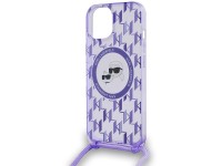 Karl Lagerfeld IML Crossbody Monogram Karl & Choupette Head MagSafe case para iPhone 15 / 14 / 13 - Karl Lagerfeld IML Crossbody Monogram Karl & Choupette Head MagSafe case para iPhone 15 / 14 / 13 -