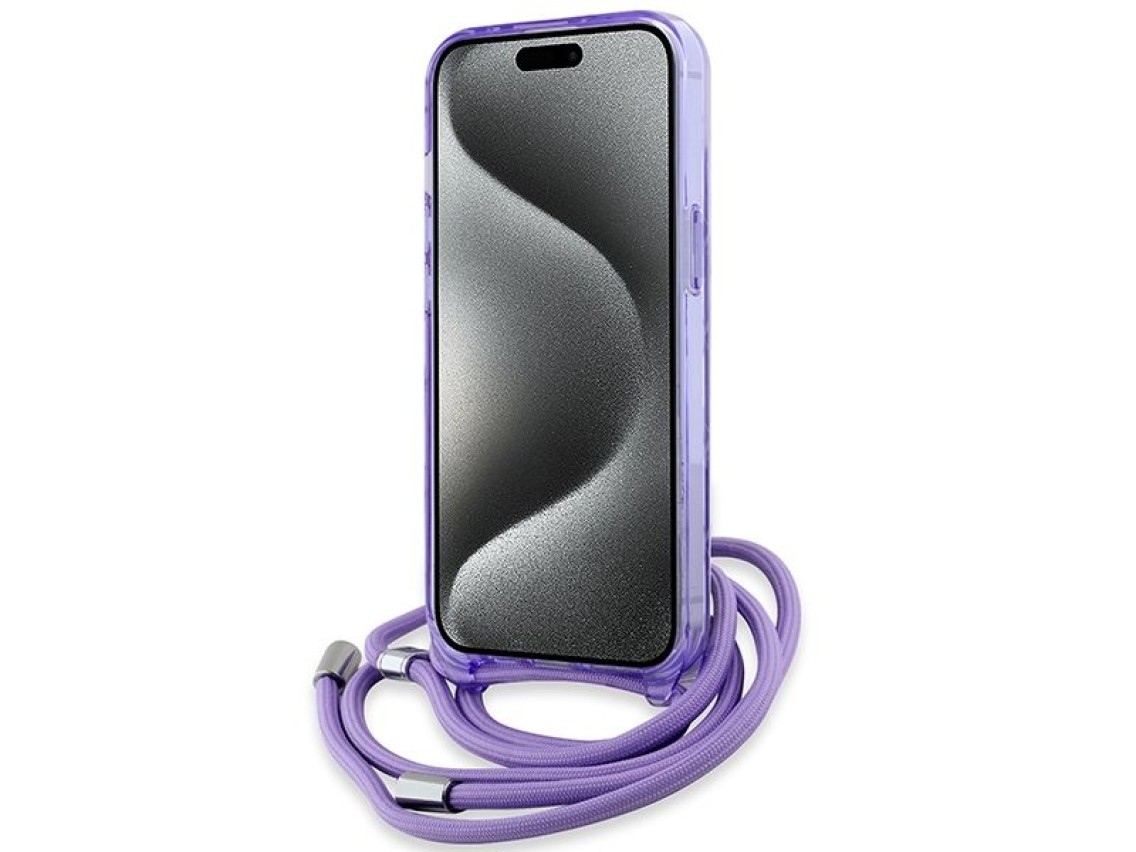 Karl Lagerfeld IML Crossbody Monogram Karl & Choupette Head MagSafe case para iPhone 15 / 14 / 13 -