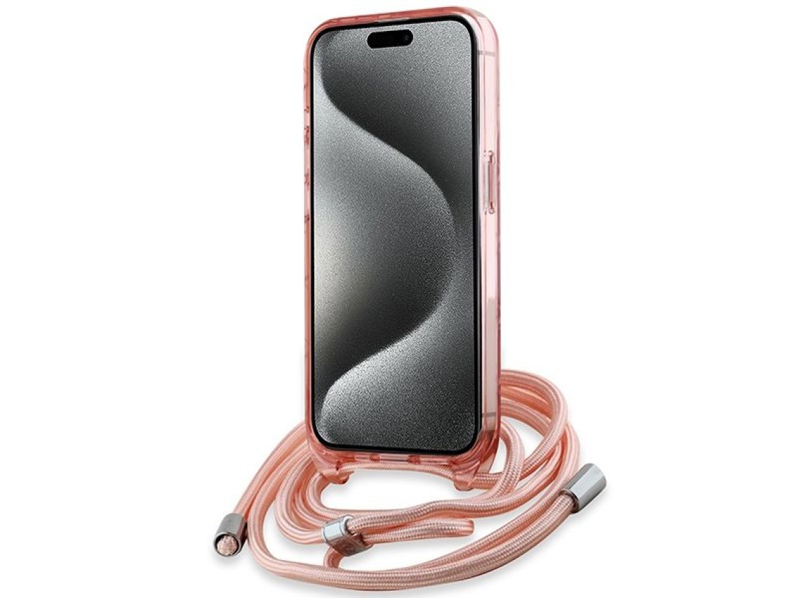 Karl Lagerfeld IML Crossbody Monogram Karl & Choupette Head MagSafe case para iPhone 15 / 14 / 13 -