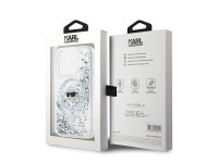 Capa MagSafe Karl Lagerfeld Liquid Glitter Karl Head para iPhone 15 Pro Max - transparente Capa MagSafe Karl Lagerfeld Liquid Glitter Karl Head para iPhone 15 Pro Max - transparente