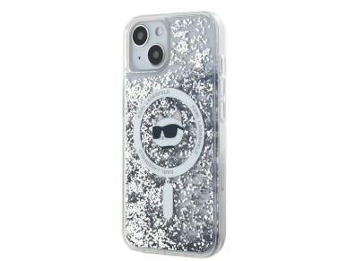 Karl Lagerfeld Liquid Glitter Choupette Head MagSafe case for iPhone 15 / 14 / 13 - transparent Karl Lagerfeld Liquid Glitter Choupette Head MagSafe case for iPhone 15 / 14 / 13 - transparent