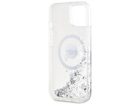 Funda Karl Lagerfeld Liquid Glitter Karl Head MagSafe para iPhone 15 / 14 / 13 - transparente Funda Karl Lagerfeld Liquid Glitter Karl Head MagSafe para iPhone 15 / 14 / 13 - transparente
