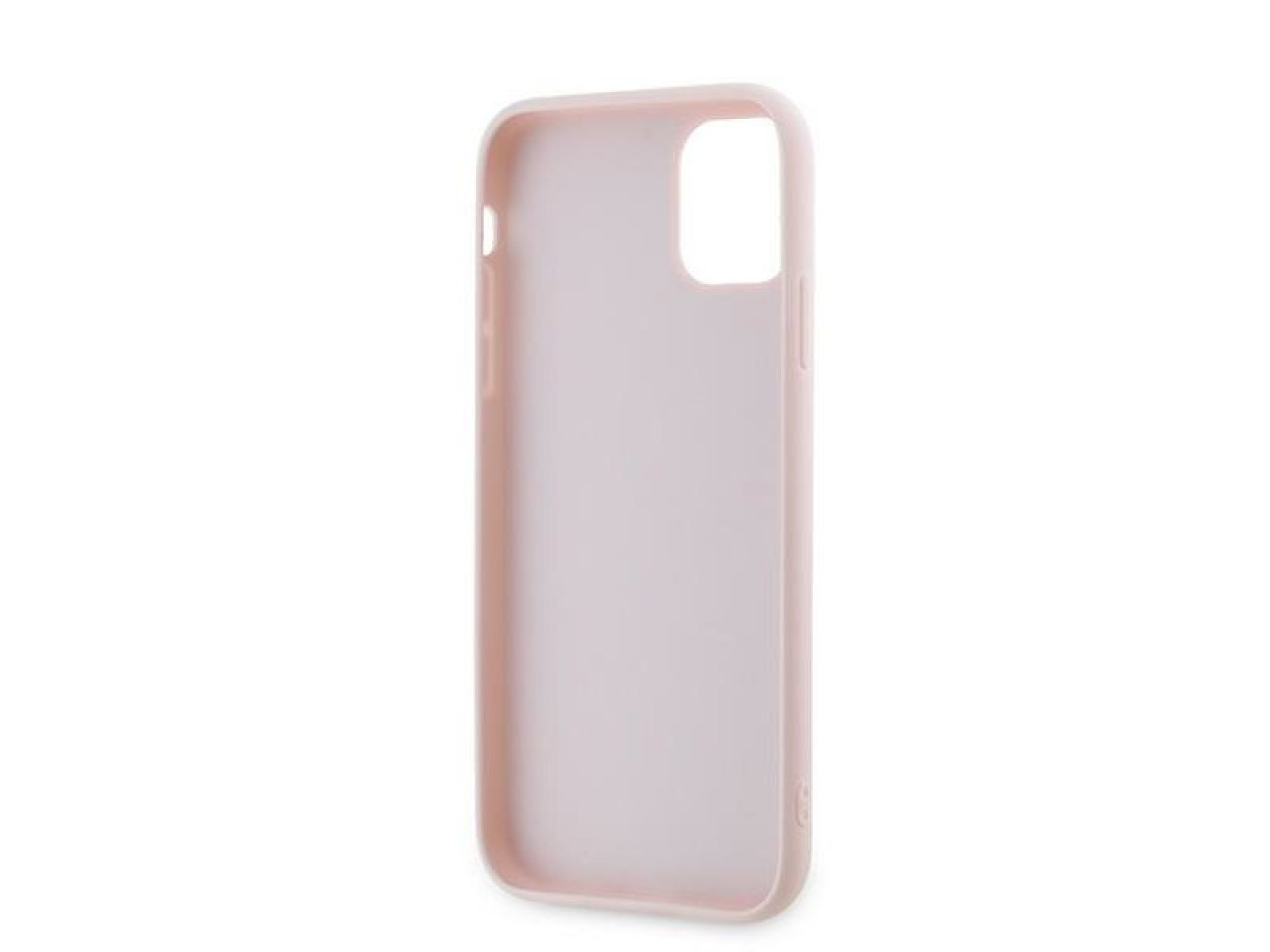 Funda Karl Lagerfeld Diagonal Quilted Script para iPhone 11 / Xr - rosa