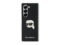 Karl Lagerfeld Saffiano Monogram Head Pin Case for Samsung Galaxy Z Fold 6 - Black Karl Lagerfeld Saffiano Monogram Head Pin Case for Samsung Galaxy Z Fold 6 - Black
