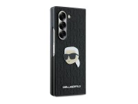 Karl Lagerfeld Saffiano Monogram Head Pin Case for Samsung Galaxy Z Fold 6 - Black Karl Lagerfeld Saffiano Monogram Head Pin Case for Samsung Galaxy Z Fold 6 - Black