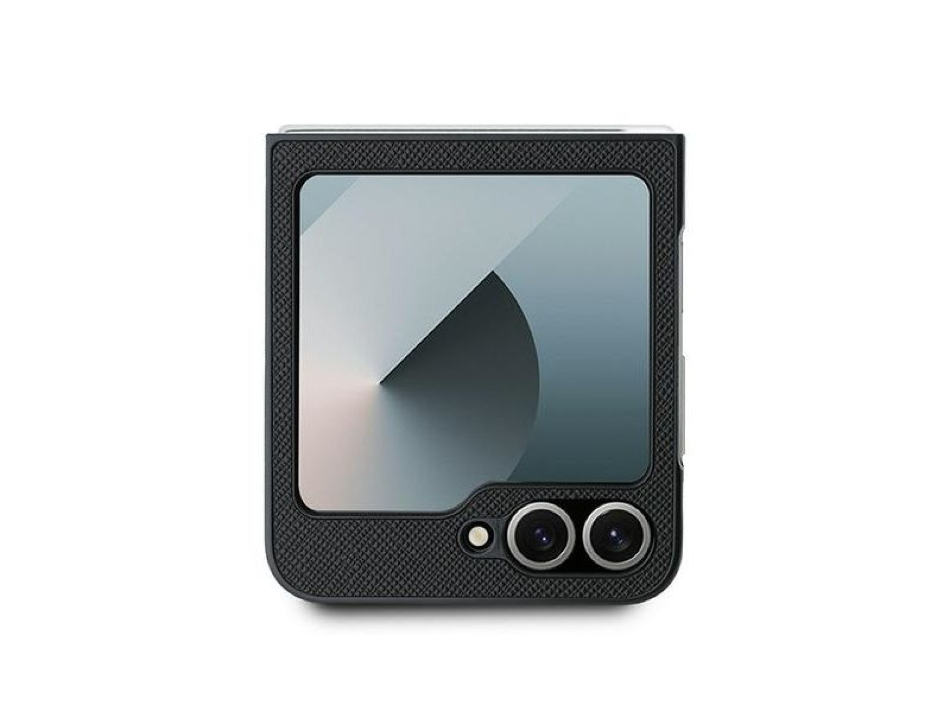 Karl Lagerfeld Saffiano Metal Pin Case for Samsung Galaxy Z Flip 6 - Black