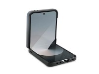 Karl Lagerfeld Saffiano Metal Pin Case for Samsung Galaxy Z Flip 6 - Black Karl Lagerfeld Saffiano Metal Pin Case for Samsung Galaxy Z Flip 6 - Black