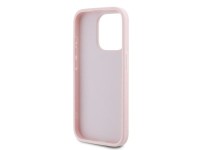 Capa Karl Lagerfeld Diagonal Quilted Script para iPhone 15 Pro - rosa Capa Karl Lagerfeld Diagonal Quilted Script para iPhone 15 Pro - rosa