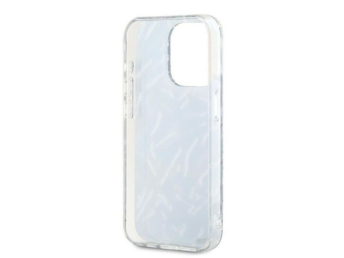 Funda Karl Lagerfeld Zebra con cord�n para iPhone 15 Pro Max - Morada