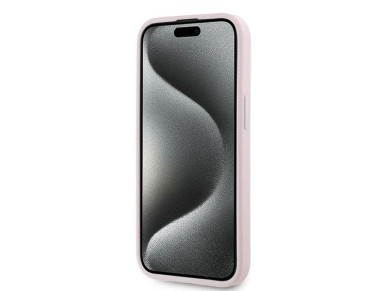 Karl Lagerfeld Diagonal Quilted Script case for iPhone 15 / 14 / 13 - pink Karl Lagerfeld Diagonal Quilted Script case for iPhone 15 / 14 / 13 - pink