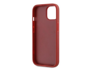 Karl Lagerfeld Diagonal Quilted Script case for iPhone 15 / 14 / 13 - red Karl Lagerfeld Diagonal Quilted Script case for iPhone 15 / 14 / 13 - red